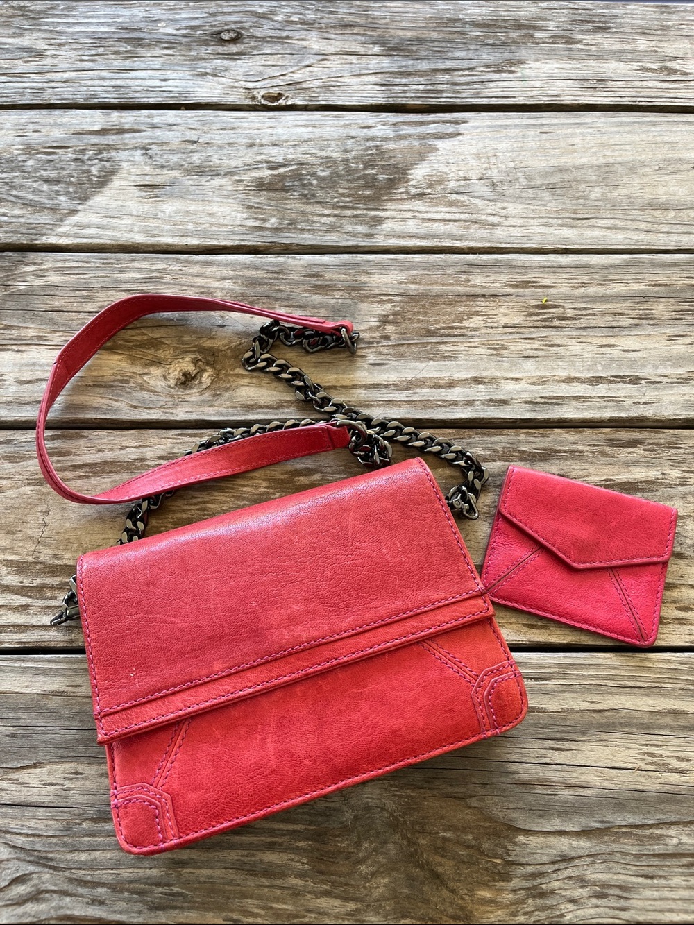 Alice + Olivia Leather Crossbody Bag and Wallet